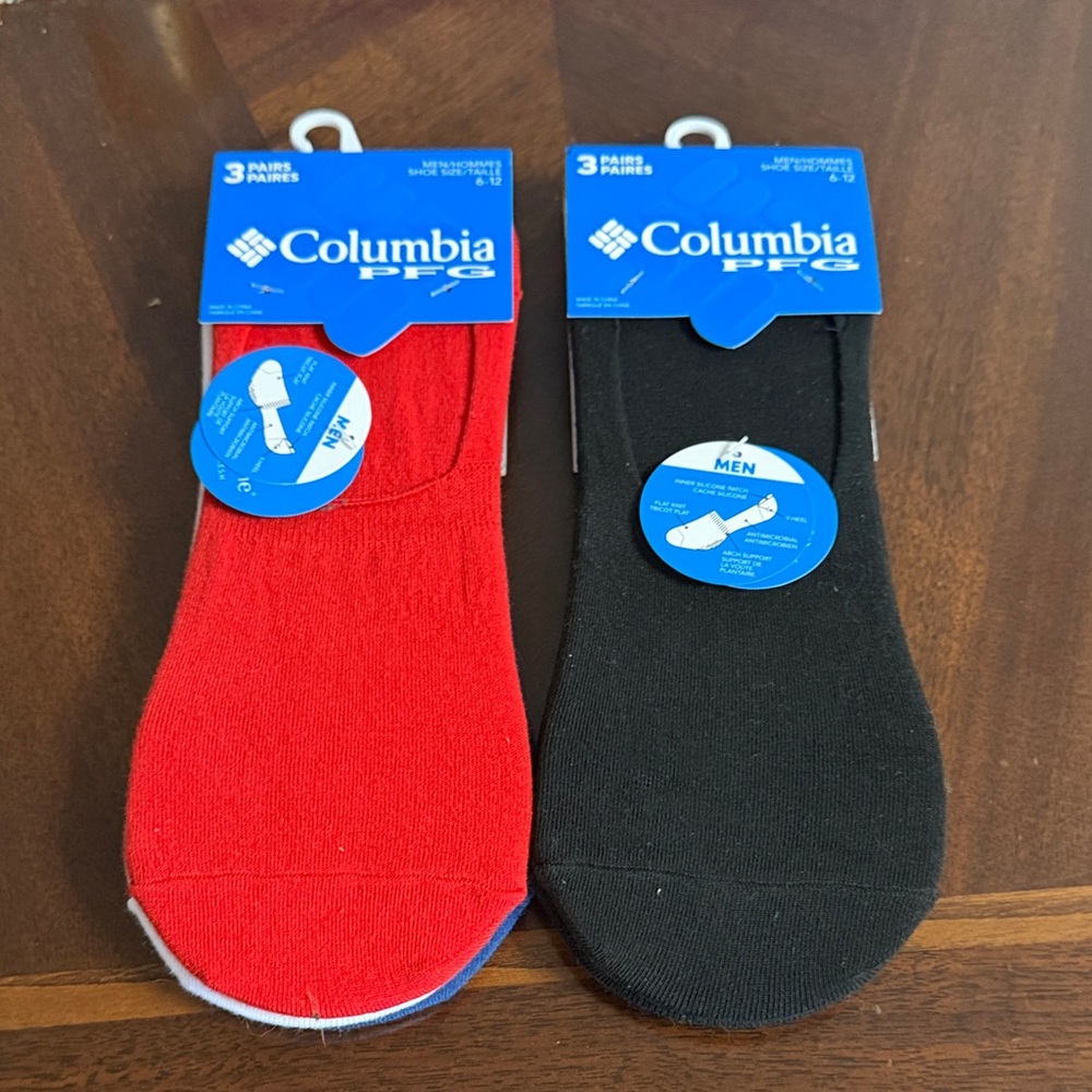 Columbia PFG Liner Socks 3-Pack | Lot of 2